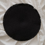 Individual circular 38cm Negro