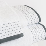 Toalla Mara Blanco/ Gris