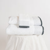 Toalla Mara Blanco/ Gris