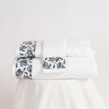 Toalla Ritz Blanco/ Gris