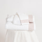 Toalla Preo Blanco/ Rosa