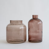 Florero Transparente Café Largo