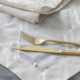 Set de Servilleta de Lino Rombos (4 pz)